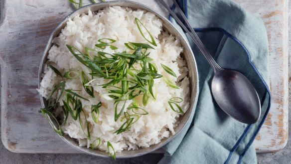 Coconut rice.