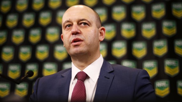 Pledging full co-operation: NRL CEO Todd Greenberg says anyone found guilty of match fixing would be banned for life.