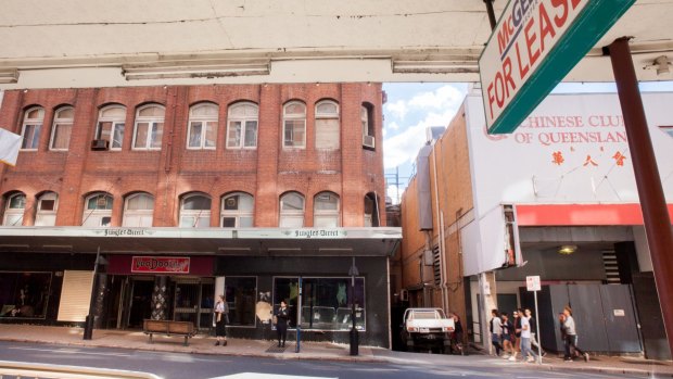 The buildings are being allowed to fall into a state of disrepair.