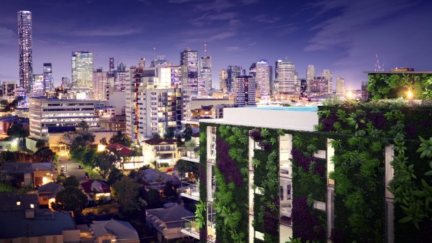 Verde South Brisbane will feature a "vertical garden".