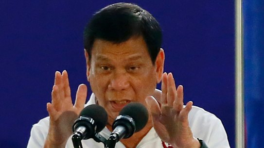 Philippine President Rodrigo Duterte.