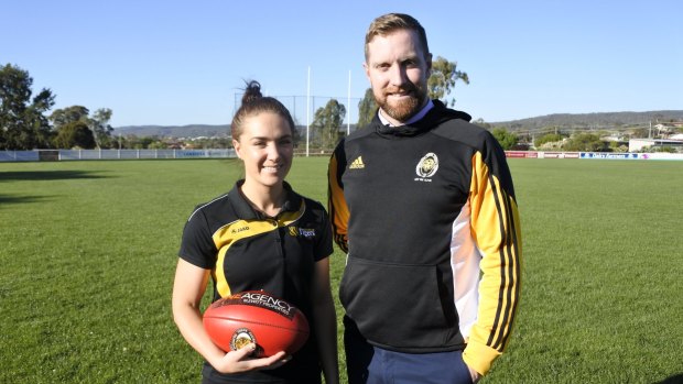 The Queanbeyan Tigers' Hannah Dunn and Ryan Quade will be visiting the Solomon Islands with a group from their football club.