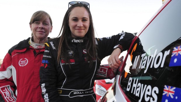 Coral and Molly Taylor, mother and daughter who will compete in this weekend's National Capital Rally.