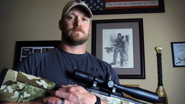 Chris Kyle, a former Navy SEAL and author of the book American Sniper, in 2012. 