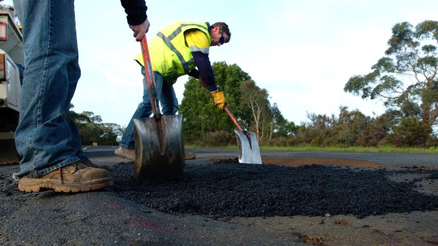 Michael Blythe says the economy had just hit a pothole.