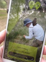 The app allows the National Arboretum's visitors to see 3D versions of the animals that roam in the native countries of the arboretum's forests.