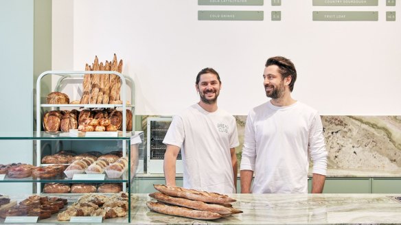 Bread Club's owners Brice Antier and Tim Beylie.