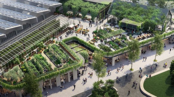 Acre Eatery and Farm will open on the roof of Brickwork's shopping centre