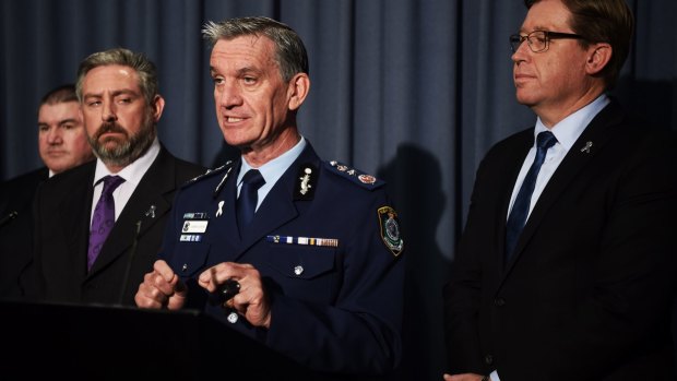 NSW Police Commissioner Andrew Scipione and Police Minister Troy Grant have announced a new NSW police executive structure. 