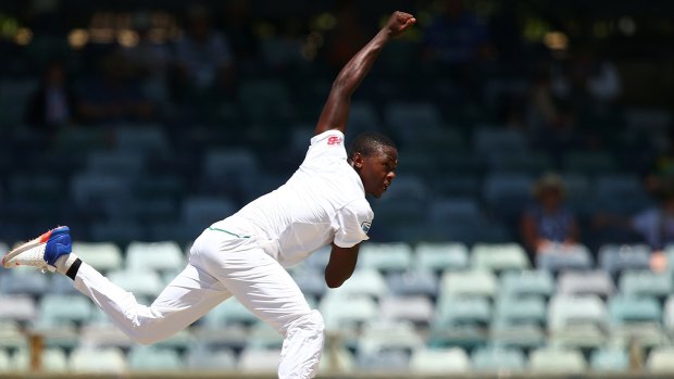 Once-in-a-generation player: Kagiso Rabada has serious pace.