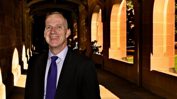 Colourful views: University of Sydney vice-chancellor Michael Spence.