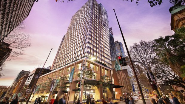 An impression of 60 Martin Place, where the co-owners Investa and Gwynvill Group have appointed Lendlease Building as the head contractor.