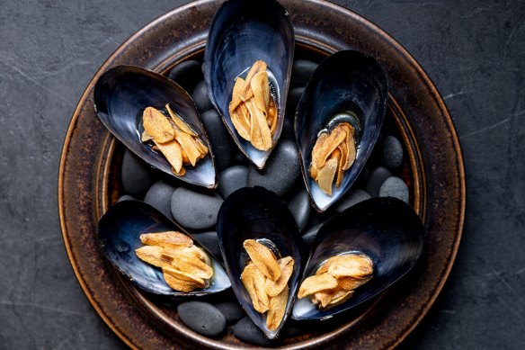 Go-to dish: Green-chilli pickled mussels.