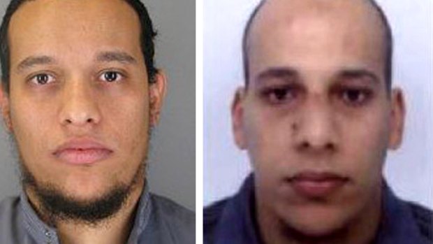 Said and Cherif Kouachi, believed to be behind the attack at the satirical weekly Charlie Hebdo. 