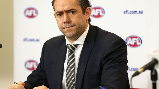 Former AFL football operations general manager Simon Lethlean had only been in the job a few months before resigning over a workplace affair.