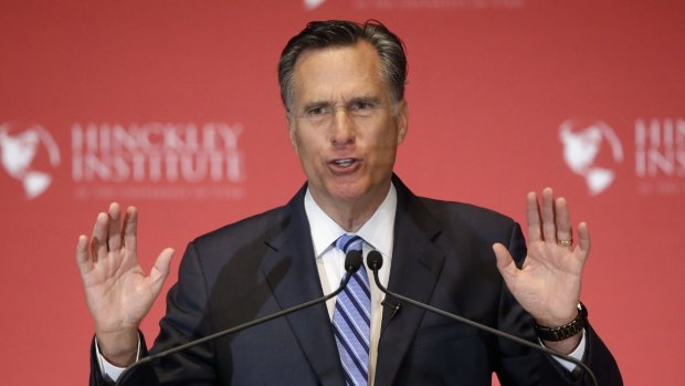 Mitt Romney weighs in on the Republican presidential race.
