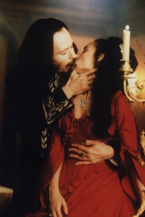 Gary Oldman as Count Dracula in <i>Bram Stoker's Dracula</I> in 1992 alongside Winona Ryder.