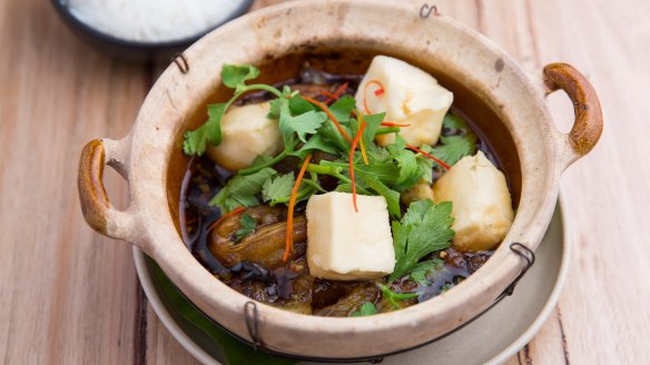 Tofu hotpot.