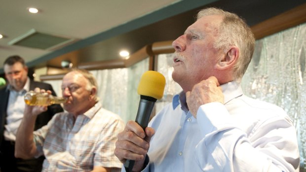 Former Test cricketers Ian Chappell (Right) and Doug Walters tell tall stories and true at the Queensland Cricketers Club.