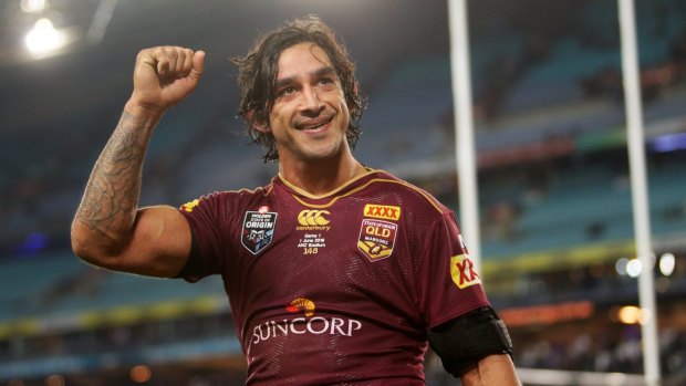 Johnathan Thurston said the human rights award "far outweighs what I've achieved on the field".