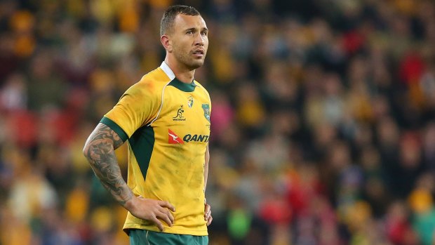 Centre of a storm: Wallabie scoach Michael Cheika has hit back at Toulon owner Mourad Boudjellal's comments regarding Quade Cooper's playing future