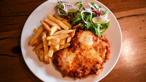 You can't have a pub without a chicken parma.