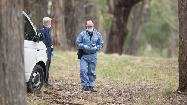 Police at Mount Macedon.