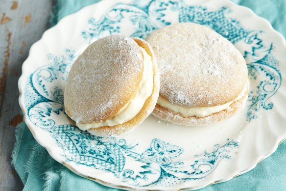 Aunt Peggy's powder puffs.