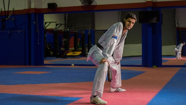 Taekwondo star Safwan Khalil is in training for the Rio Olympics.