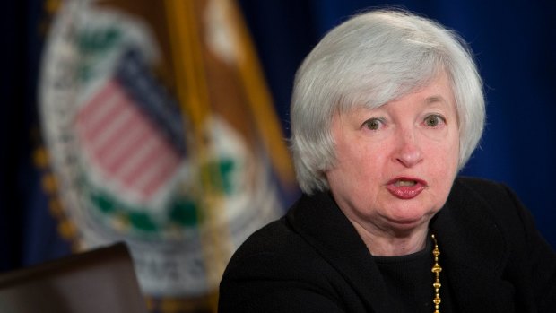 Janet Yellen, chair of the U.S. Federal Reserve, is witnessing a surging US dollar.