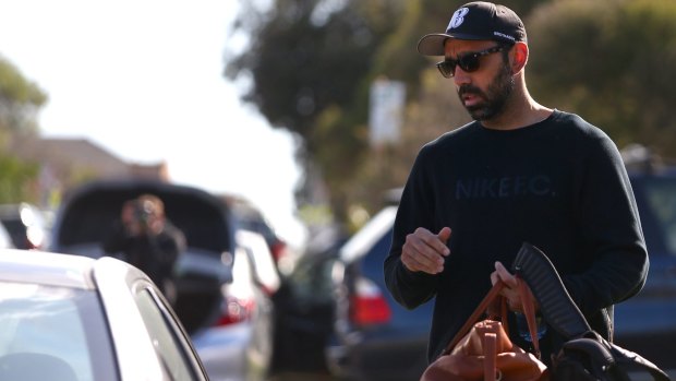 Time out: Adam Goodes has taken indefinite leave from the game. 