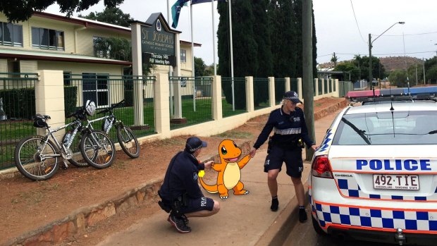 A Pokemon has been caught trespassing at a Mount Isa school.
