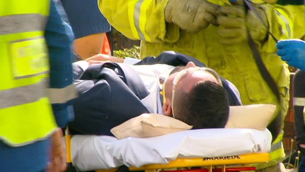 Mehajer was taken to Westmead Hospital after the accident.