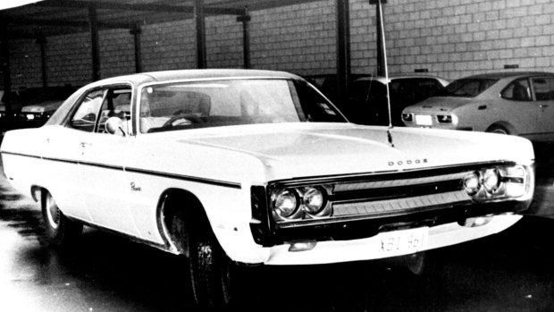 Shirley Finn's distinct American car.