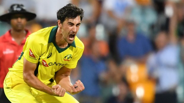 We need to lift: Mitchell Starc is unhappy with his bowling.