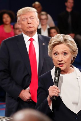 Hillary Clinton has said she wishes she'd told Donald Trump to back off during the 2016 presidential debates. 