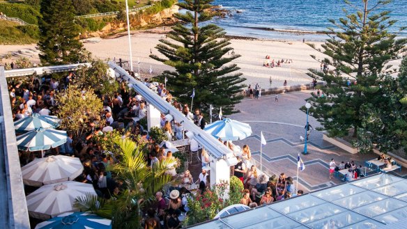 The Coogee Pavillion rooftop in full swing.