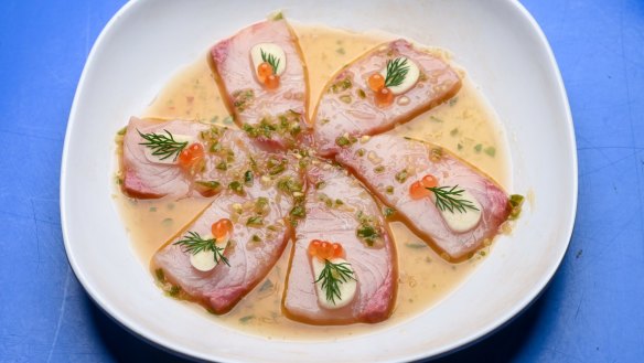 Kingfish ceviche.