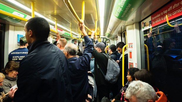 Demand from services on Sydney's inner west light rail line has surged over the past three years.