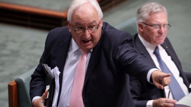 Labor MP for Melbourne Ports Michael Danby in Parliament.