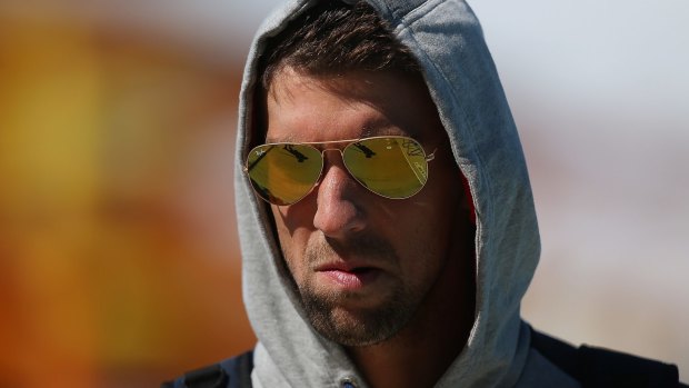 Back from the edge: Michael Phelps.