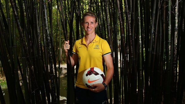 In the running: Elise Kellond-Knight is a contender for Asian Women's Footballer of the Year. 