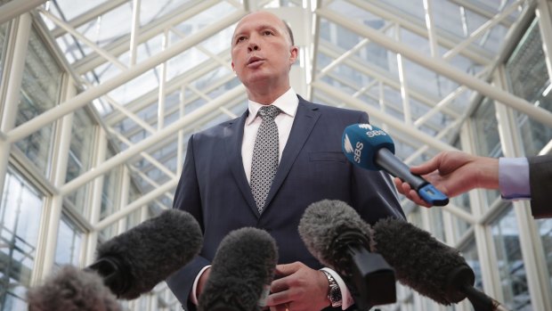 Minister for Home Affairs Peter Dutton has come under fire for his offer to white farmers in South Africa.