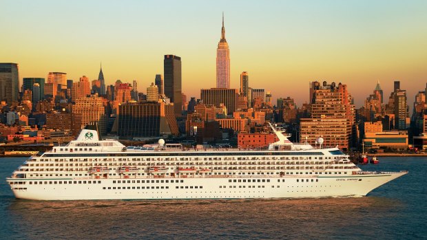 The Crystal Symphony in New York.