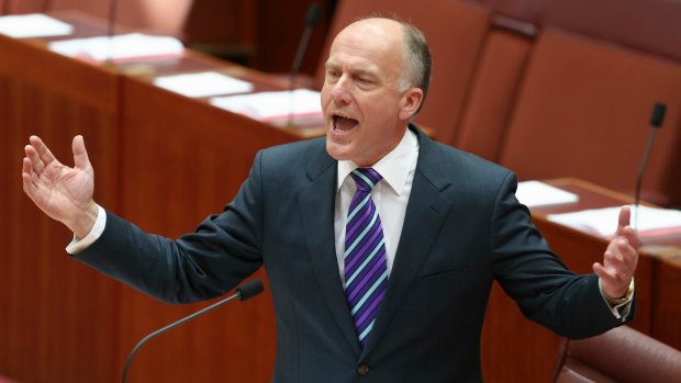 Senate's most vocal opponent of marriage equality, Eric Abetz.