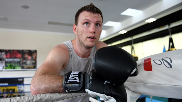 Fight virtually over the line: Jeff Horn.
