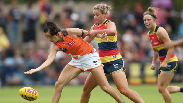 Only team in town: The GWS Giants are Sydney's lone AFL Women's club, but the Swans want that to change.