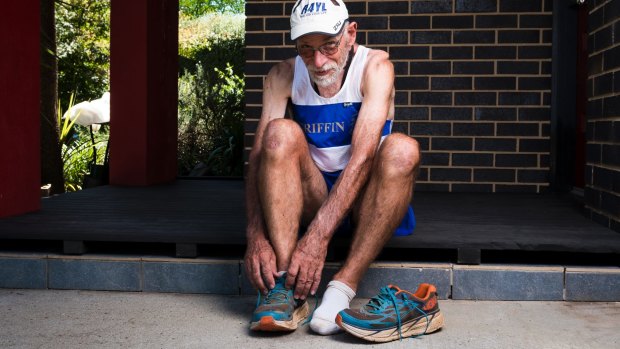 Bill Arthur is running in his 23rd Australian Running Festival which will also mark his 65th marathon.