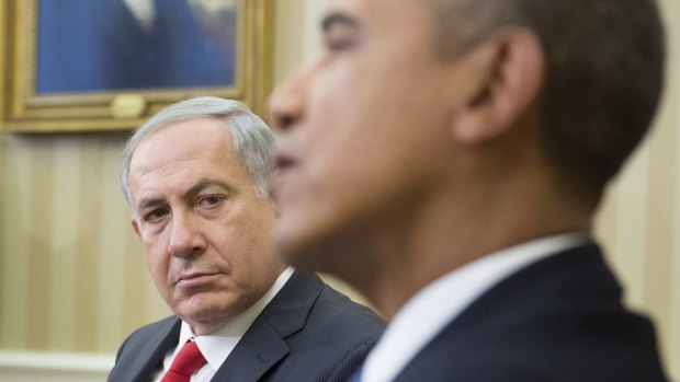 Benjamin Netanyahu, Israel's prime minister, and US President Barack Obama in the White House in March last year. 