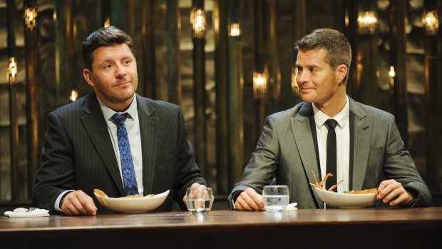 <i>My Kitchen Rules</i>, with judges Manu Feildel and Pete Evans, draws twice the audience of <i>MasterChef</i>.